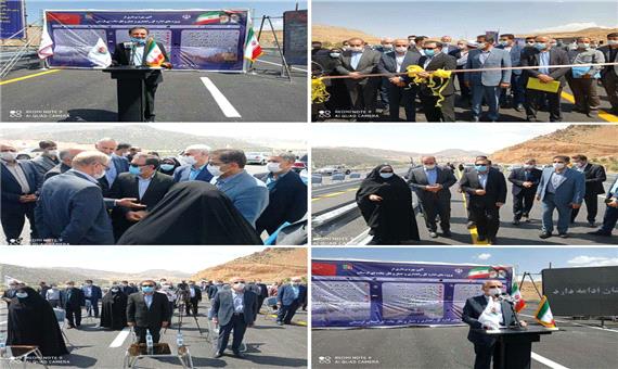 پروژه راه و پل های محور خرم‌آباد به بروجرد افتتاح شد