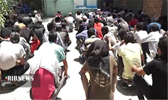 جمع‌آوری معتادان متجاهر در خرم‌آباد