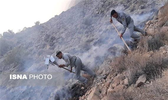 آتش سوزی گسترده در تنگ هایقر فیروزآباد