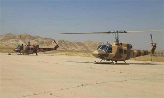اعزام بالگردهای پایگاه هوایی شهید دوران برای مهار آتش سوزی فیروزآباد