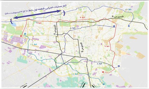 تدوین 3 برنامه 7 ساله برای تکمیل شبکه خطوط مترو تهران